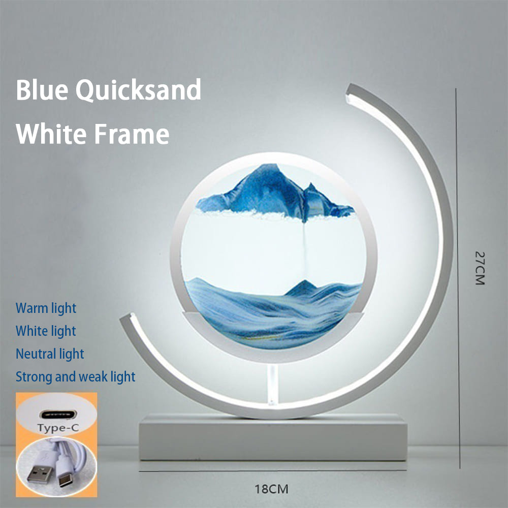 Glowmina™ SandScape Lamp - Blue - Ambient - glowmina