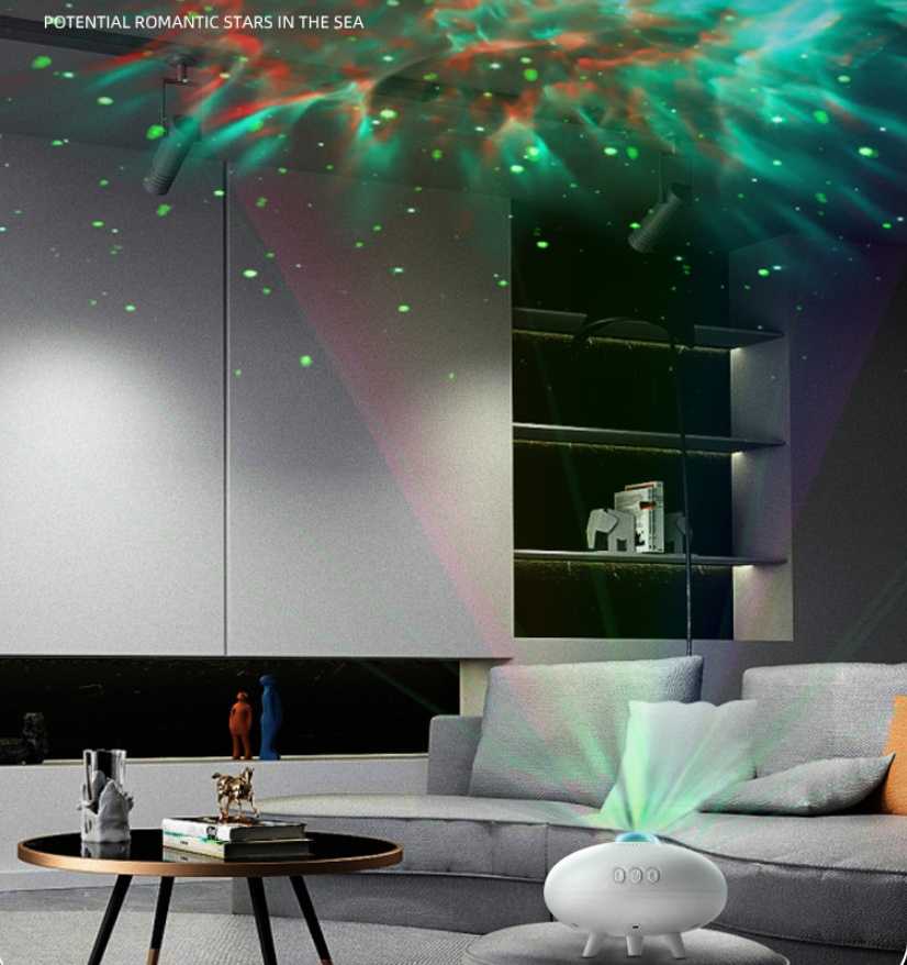 Glowmina™ UFO Star Projector - White - Projectors - glowmina