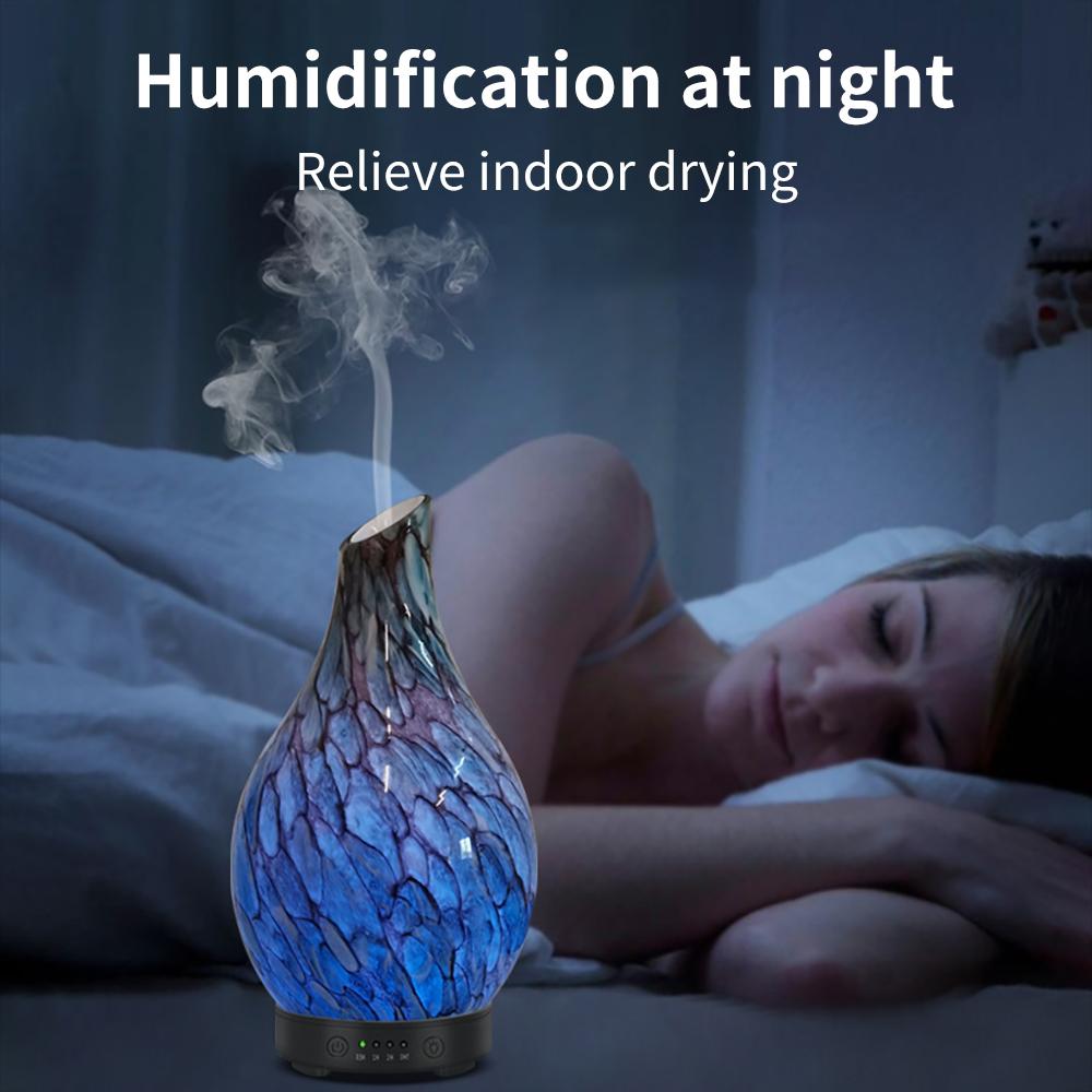 Glowmina™ Luxury Vase-Style Diffuser - Blue / AU - Ambient - glowmina