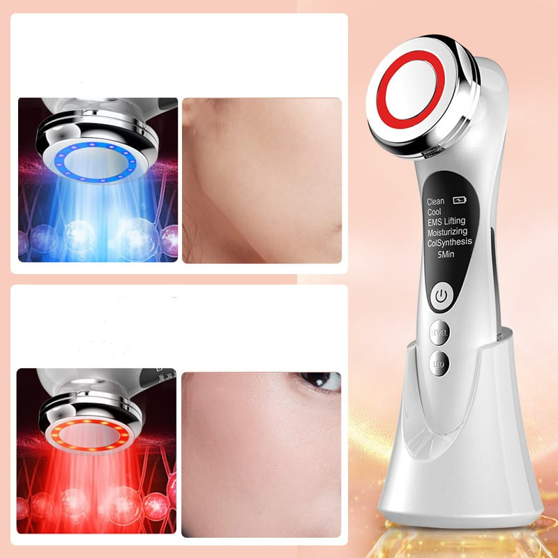 Glowmina™ Home Eye & Facial Massager - Silver - Ambient - glowmina