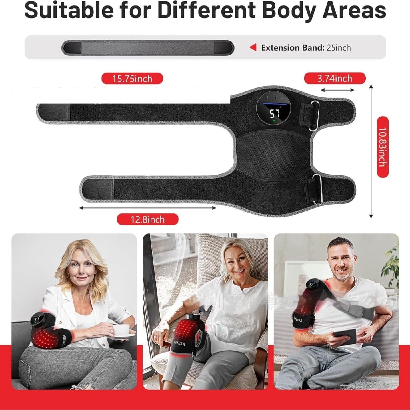 Glowmina™ Infrared Knee & Shoulder Pad - Default Title - Well-being - glowmina