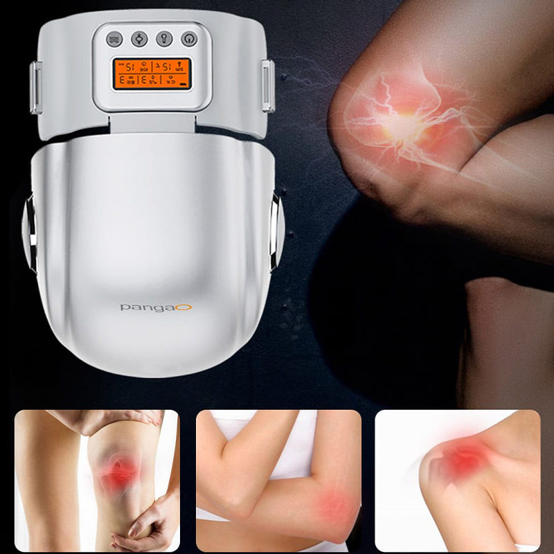 Glowmina™ Wireless Red Light Knee Massager - Black / USB - Well-being - glowmina