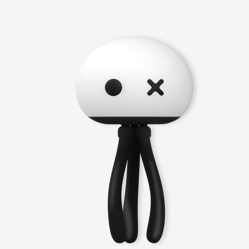 Glowmina™ LED JellyFish Night Light - Black / USB - Ambient - glowmina