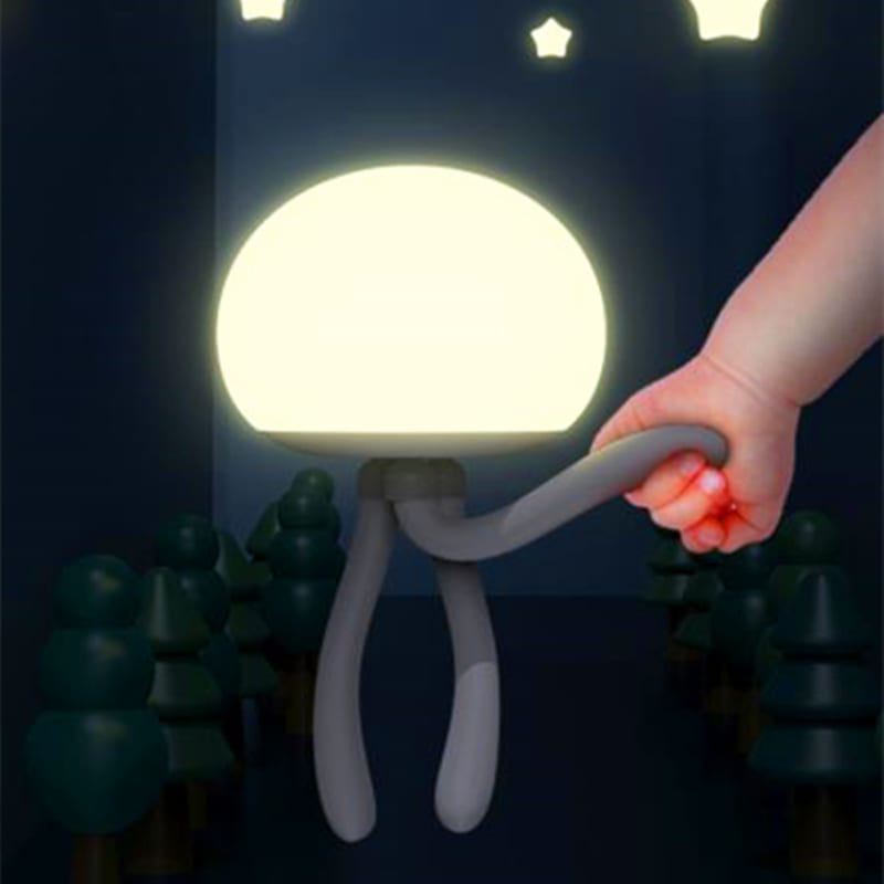 Glowmina™ LED JellyFish Night Light - Black / USB - Ambient - glowmina
