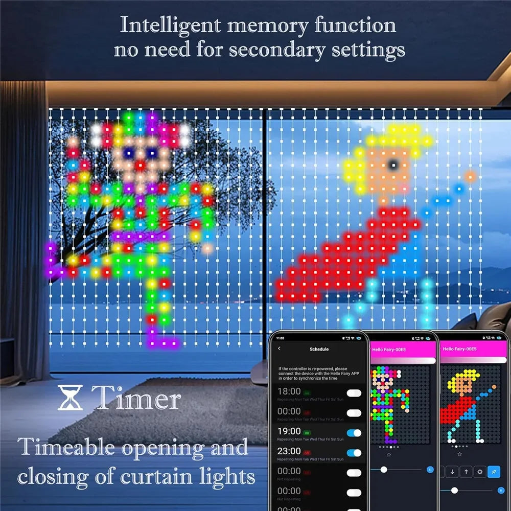 RGB Smart Curtain Lights