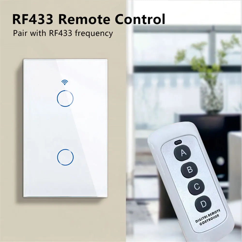 Glowmina™ Smart WiFi Touch Wall Switch