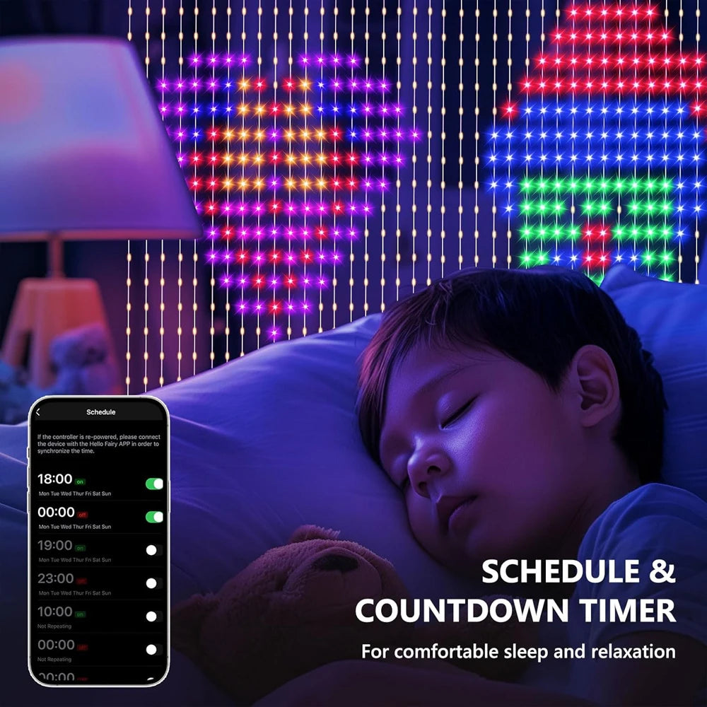 RGB Smart Curtain Lights