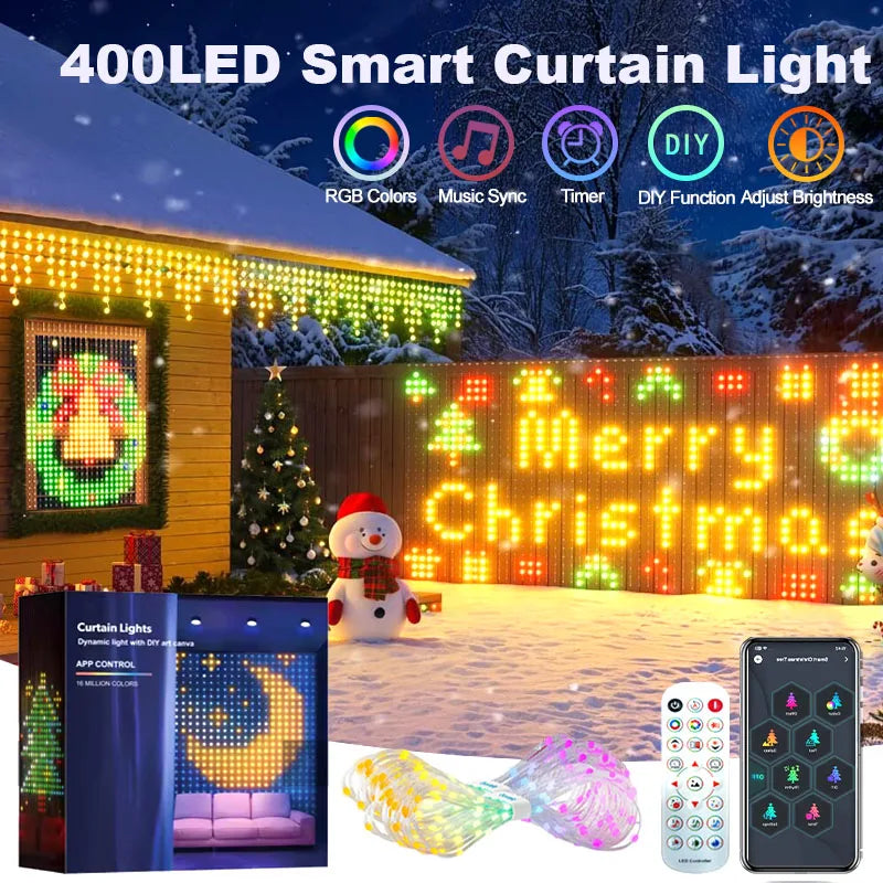 RGB Smart Curtain Lights