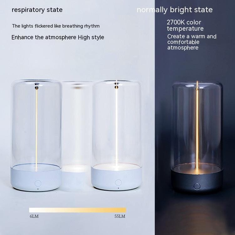 Glowmina™ Atmosphere Camping Light - White / USB - Ambient - glowmina