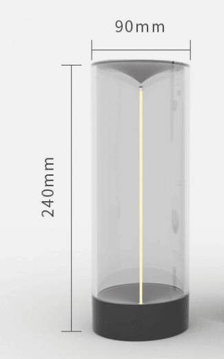 Glowmina™ Atmosphere Camping Light - Dark Grey / USB - Ambient - glowmina