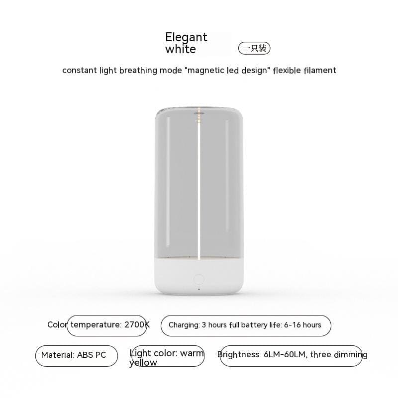 Glowmina™ Atmosphere Camping Light - Elegant White / USB - Ambient - glowmina