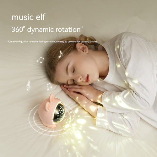 Glowmina™ Bunny Star Light Projector - USB / Pink - Ambient - glowmina
