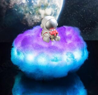 Glowmina™ Astronaut Cloud Light - Fresh flowers / USB - Ambient - glowmina