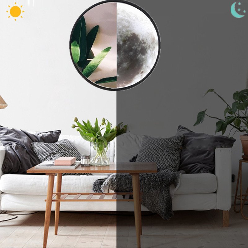 Glowmina™ Moon Magic Mirror - Black / Paper packups / USB - Ambient - glowmina