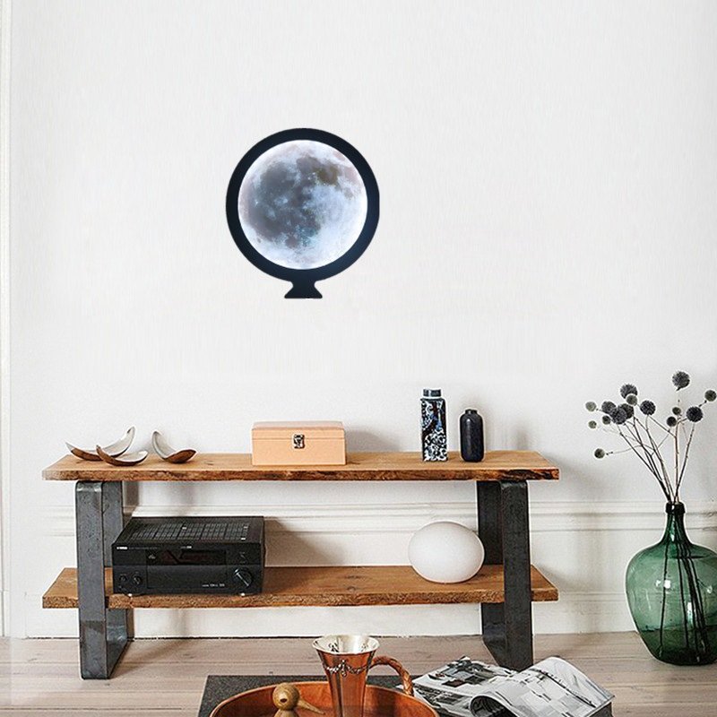 Glowmina™ Moon Magic Mirror - Black / Paper packups / USB - Ambient - glowmina