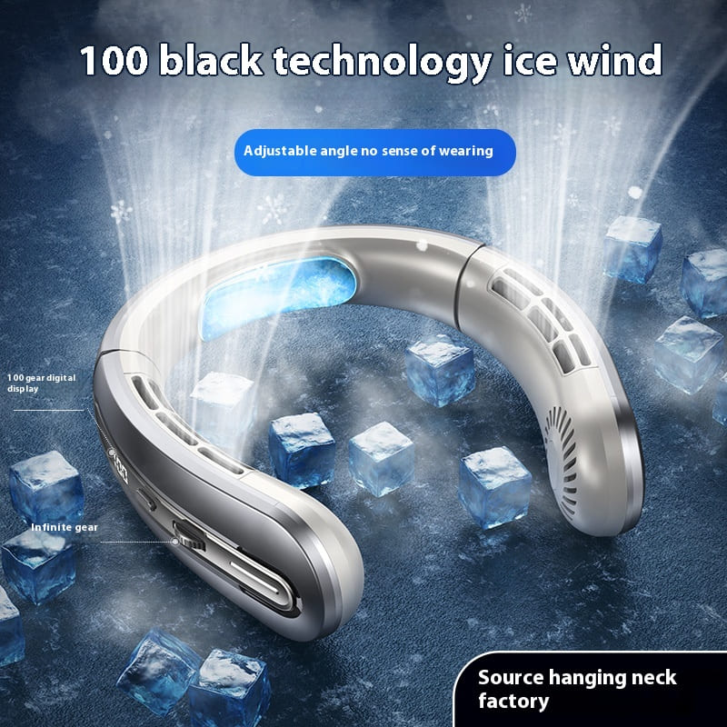 Glowmina™ Digital Neck Fan - First Generation Halter / Table - Well-being - glowmina