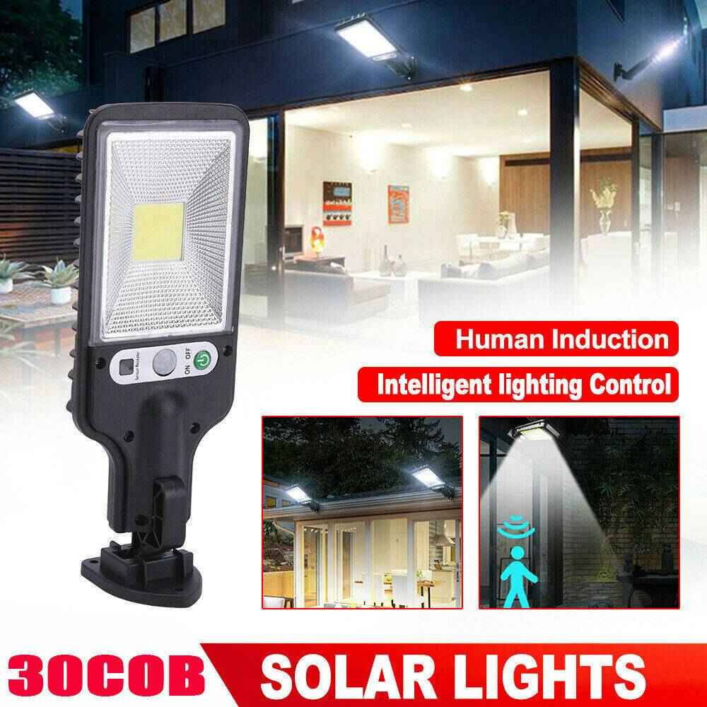 Glowmina™ Solar Motion Sensor Light - Black - Ambient - glowmina