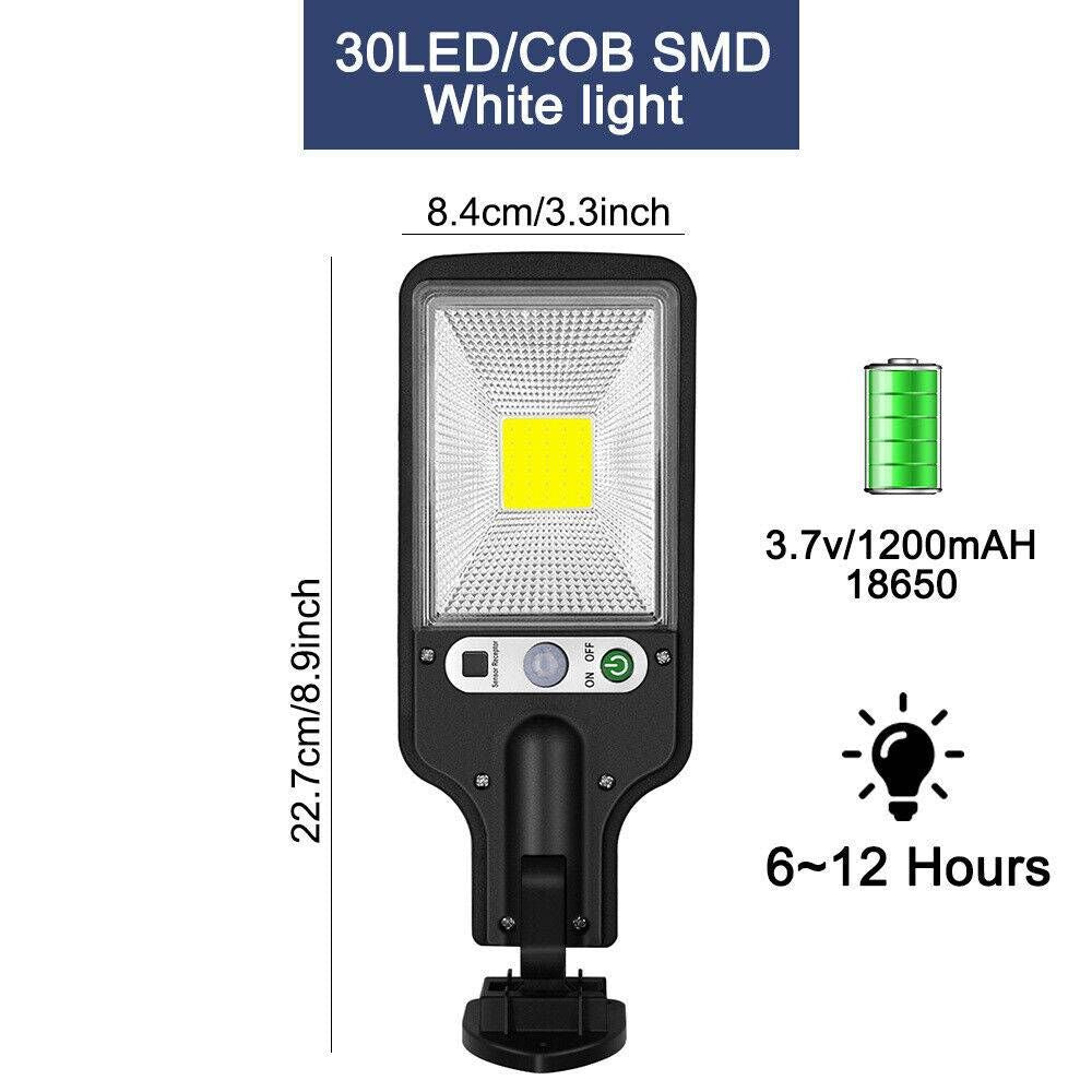 Glowmina™ Solar Motion Sensor Light - Black - Ambient - glowmina
