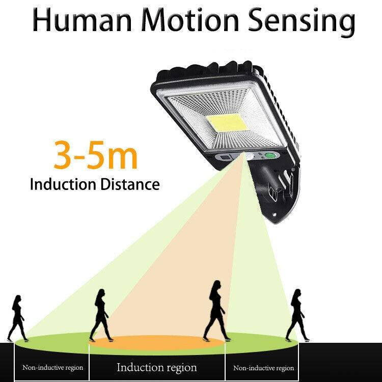 Glowmina™ Solar Motion Sensor Light - Black - Ambient - glowmina
