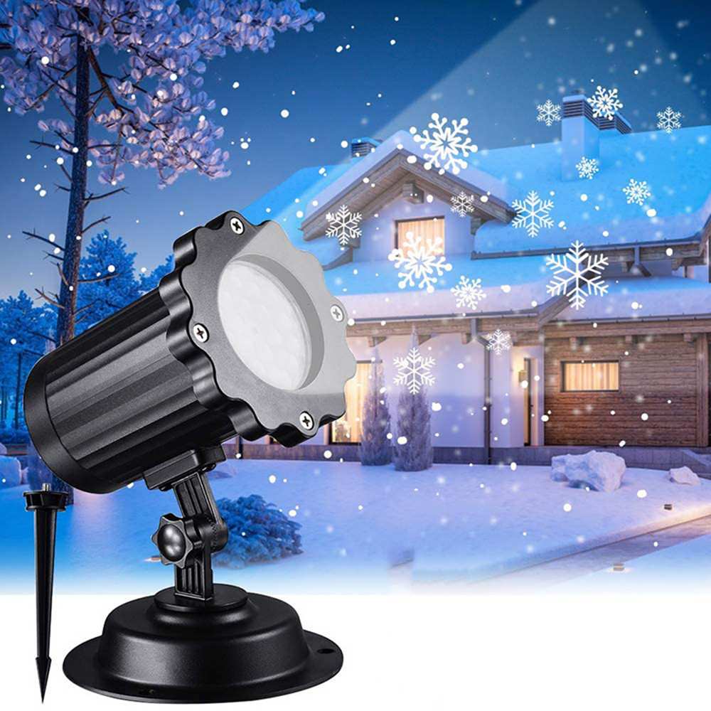 Glowmina™ Starfall Snow Projector - Black (Remote control) / EU - Ambient - glowmina