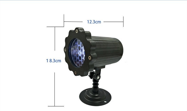Glowmina™ Starfall Snow Projector - Black (Remote control) / EU - Ambient - glowmina