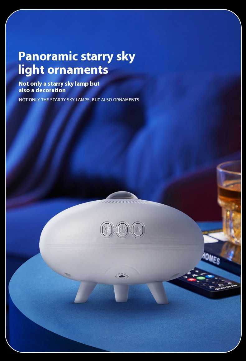 Glowmina™ UFO Star Projector - White - Projectors - glowmina