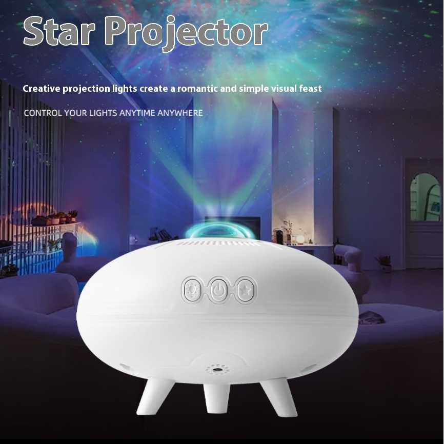 Glowmina™ UFO Star Projector - White - Projectors - glowmina